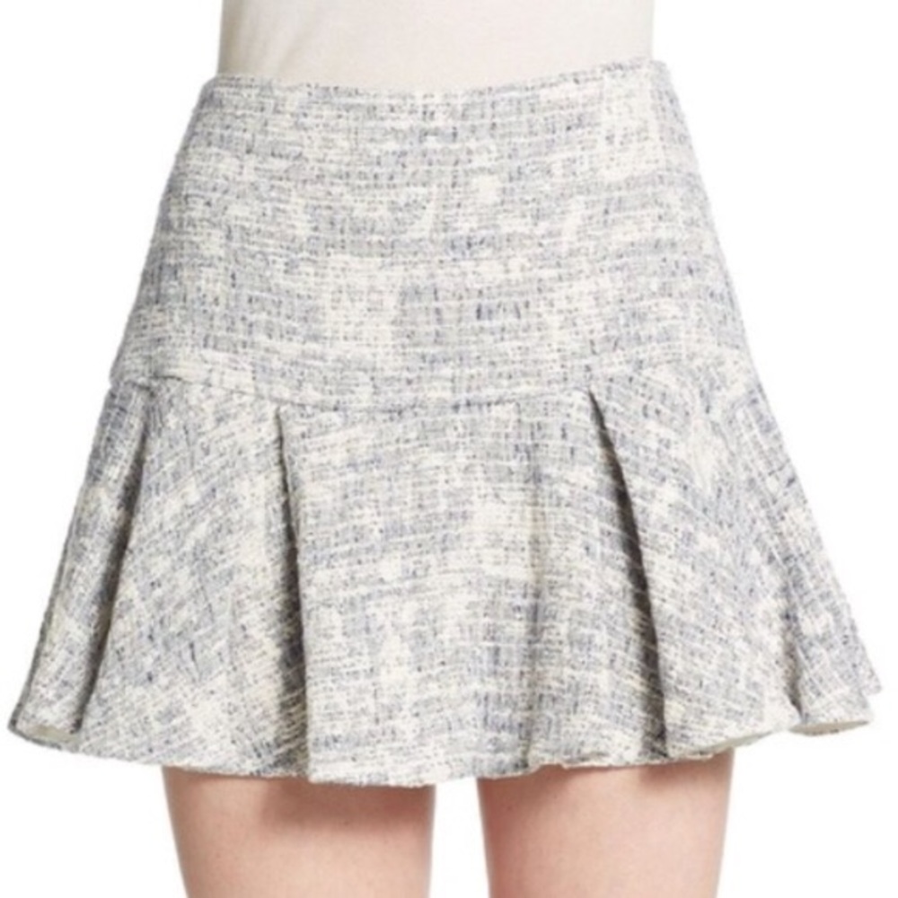 Derek Lam 10 Crosby Tweed Mini Skirt
